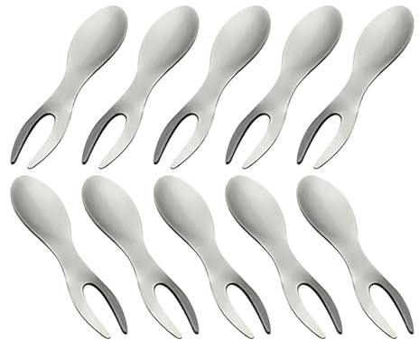 Soporte para mazorcas de maíz, 10 piezas de acero inoxidable para mazorcas de maíz, tenedor anticombustión para barbacoas, cocina, alimentos, barbacoa, hogar
