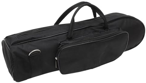 Veemoon Borsa Porta-tromba Spessa Oxford Resistente, Borsa a Tracolla Regolabile per Trasporto Tromba, Custodia Compatta Protettiva per Strumenti a Fiato, Uso Outdoor e Concerti