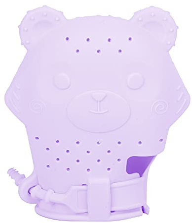 LMHHMIN Guanti da Massaggiagengive per Bambini, per la Dentizione, Sollievo dal Dolore, Regalo per Bambini, Giocattolo da Masticare per Mordere il Bambino (Viola)