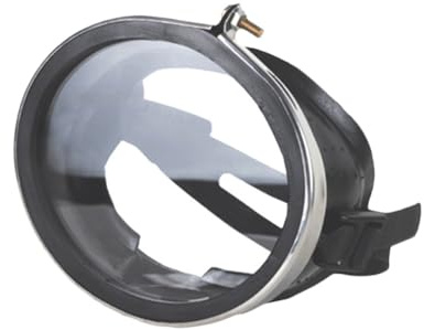 Toddmomy Maschera da Sub in Vetro Occhialini da Nuoto Antiappannamento, Montatura in Metallo Inossidabile, Design Ergonomico e Cuffie Impermeabili per Adulti e Adolescenti, per Nuoto