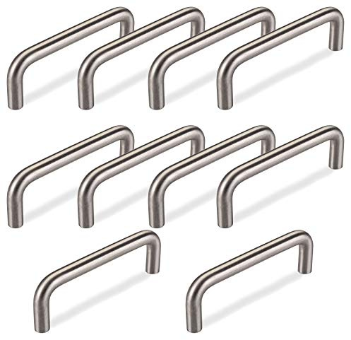 10 x SOTECH maniglie ad arco BG03e ACCIAIO INOX massiccio Ø 10 mm/BA 96 mm/maniglie per cassetti maniglie per cucina