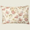 heimtexland ® Landhaus Rosen Kissenhülle in 40x60 cm aus hochwertigem Jacquard in Creme rosé mit Blumen Druck Rose - Kissen Country Chic Typ442