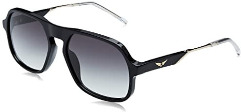 Zadig&Voltaire Damen SZV365 Sonnenbrille, Shiny Black