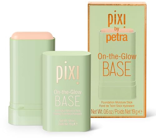 Pixi Beauty On-the-Glow Base| Tinted Moisturizer Foundation Stick | Cream: Fair/light, neutral shade| 0.6 oz / 19g