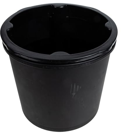 CIYODO Set Secchio Doppio per Coltivazione Patate e Arachidi in PP Resistente Contenitore Nero Ø29X265 CM Vaso Multiuso per Orto Domestico e Giardinaggio