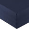 aqua-textil Royal XL Spannbettlaken Boxspringbett Wasserbett 200x220-220x240 cm dunkel blau 210g/qm Jersey Mako Baumwolle Elasthan Spannbetttuch