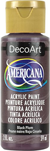 DecoArt Americana Acrylic Multi-Purpose Paint, Black Plum