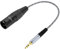 JOLGOO 3.5mm Male to XLR Male Stereo Audio Adapter Cable, 1/8 inch Mini Jack to XLR Adapter, 0.3 Meters