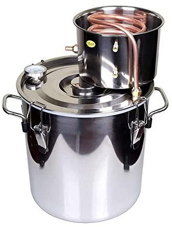 ANZAGA Kit de elaboración de Cerveza casera con Tubo de Cobre,6l/1.5gal
