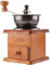 Happysnow Granos de café manual de mano de acero inoxidable retro café especia mini molinillo de rebabas con cerámica