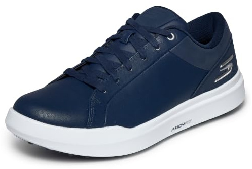 Skechers herr Drive 6 Arch Fit Leather Relaxed Fit Spikeless Golf ShoeSneaker