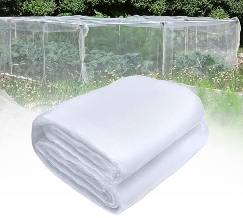 Aeveot Rete Antigrandine, Zanzariera a Metro, Rete Anti Uccelli, Rete Protettive Anti Insetti e Uccelli per Orto, Rete Anti Insetti per Piante, Protezione da Giardino Colture(5x10m)