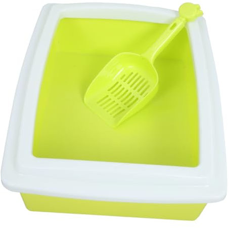 BESPORTBLE Katzentoilette für Kleintiere Katzentoilette Aus Kunststoff Komfortables Katzenreinigungsbecken Katzentoilettengehäuse