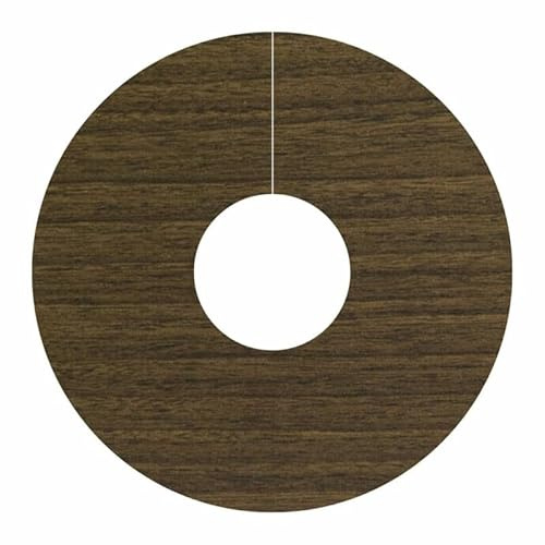 Project DIY® Self-Adhesive Laminate Pipe Covers, Seamless Radiator Pipe Finish | Easy Peel & Stick, Durable & Stylish, Perfect for Laminate Flooring, 4-Pack - 15mm (Dark Walnut)