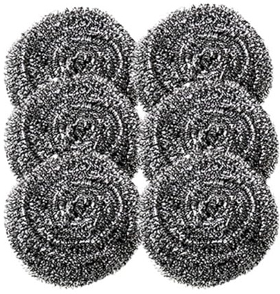 Stainless Steel Scourer 30pcs Stainless Steel Scrubber Scouring Pads Cleaning Ball Steel Wool Scrubber for Kitchen Pot Pan Dish Bathroom Cleaning