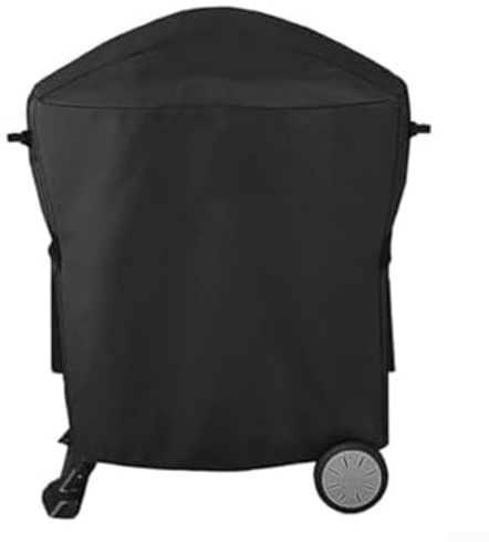 Cubierta de parrilla de tela Oxford 210D diseñada para Weber Q1000 y Q2000 Series para evitar la acumulación de polvo de entrada de agua y daños UV