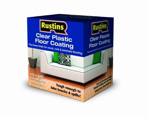 Rustins PCFK1000 1L Plastic Floor Coating Gloss by Rustins