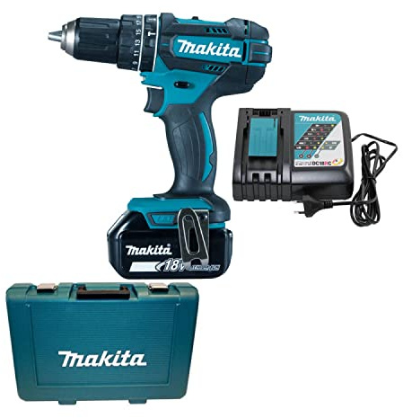 Makita DHP482RF Perceuse à percussion avec chargeur Batterie