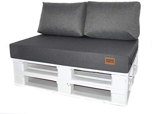 Mayaadi Home MH-GD04 Pallet Cushion Indoor Outdoor 60x40x10-20cm grey