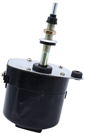 1 PC SHLPDFM Car Front Windshield 12V 105°Wiper Motor Black Universal for almost all tractor cabs