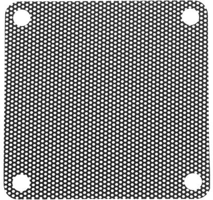 QUARKZMAN 10 stycken PC-dammfilter, 60 mm x 60 mm PVC datorhölje kylare dammskydd galler fläktgaller för datorchassi-högtalare, svart