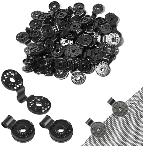 50 Pezzi Clip In Plastica Per Rete Parasole,Clips Di Fissaggio Per Tela Occultante, Accessori In Tessuto Ombreggiante, Clip Di Plastica Multiuso In Tessuto, Per Rete Antivento, Rete Ombreggiante