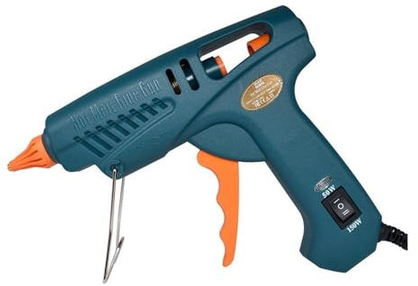 Pistola de pegamento de fusión en caliente, KIT de herramientas 15 en 1, pistola de silicona, interruptor de 50W/OFF/150W for reparación de manualidades, uso DIY, barra de pegamento de 11mm, boquilla