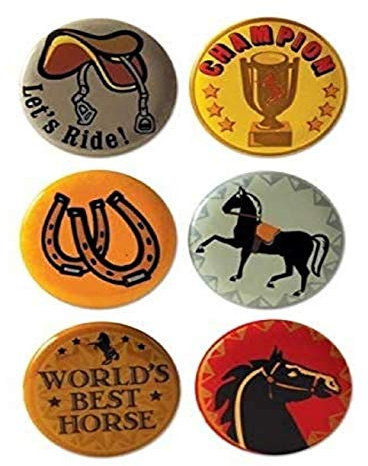 Karen Foster Design Scrapbooking Image Brads, Equestrian