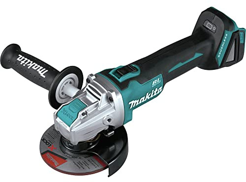 MAKITA 18V LXT Lithium-ION BRUSHLESS Cordless 4-1/2 in. /5 in. X-Lock Angle Grinder with A