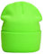 MASADA Damen und Herren Beanie Winter-Mütze - Neongrün