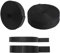 HUAZIZ 2 Rollen Schwarz Nylon Schwere Gurtband, 10 Meter/Rollen Gurtband, 1 Menge Verschiedene Breiten (15/25mm), für Heimwerker, Gepäckgurt, Haustierhalsband, Rucksack