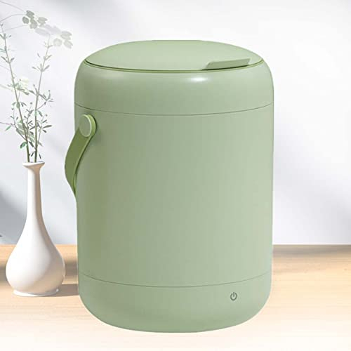 Samnuerly Lavadora Personal compacta de 2,8 l, minilavadora pequeña, Lavadora de Alta Capacidad con luz Azul, Blanca (Verde)