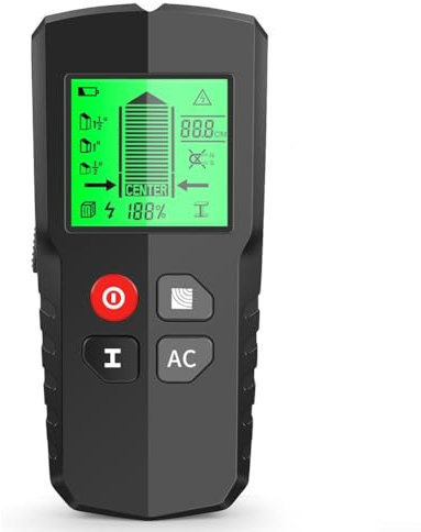 Wand-Kabelfinder, Leitungssuchgerät für Holz, Eisen, Metalle, Kabel, Metall, Wandscanner-Sensor mit LCD-Display