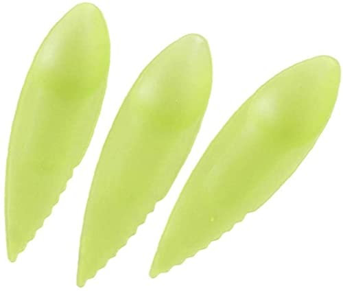 Lot de 3 cuillères en plastique pour kiwi - Accessoire de cuisine - Couleur aléatoire