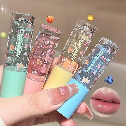Sitovely Gloss à lèvres repulpant, finition chatoyante et brillante, effet repulpant (Lot de 4)