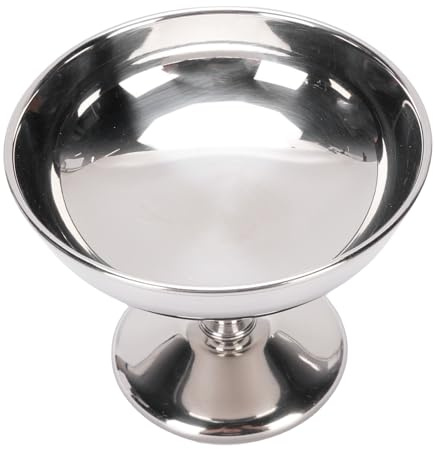 YUYTE Elegant Glasskopp i Rostfritt Stål med Fotformad Design för (2401-1)