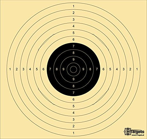 Große *Standard Target XLS* / 55x52 cm/geschlitzt/Schießscheibenkarton 200 g/m² (5 Stück)