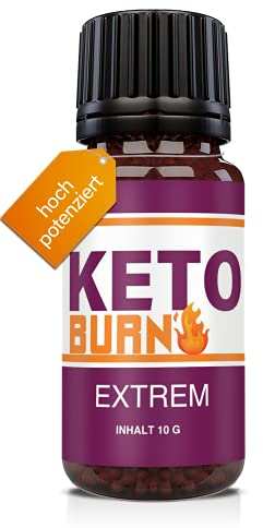 NEU: HelloNutrition KETO BURN EXTREM Globuli für Frauen & Männer mit Grüntee, Zimt & Ingwer - mit hochwertige natürliche Inhaltsstoffe - SCHNELL - STARK - ERFOLG