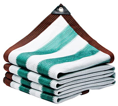 47thmain Balcón Malla Sombreadora,Cubierta de Invernadero de Plantas,Toldo Vela de Sombra de Privacidad,Bandas de Borde,con Ojales,Utilizado para a Prueba de Polvo,Sombrilla (3x5m/9.8x16.4ft)