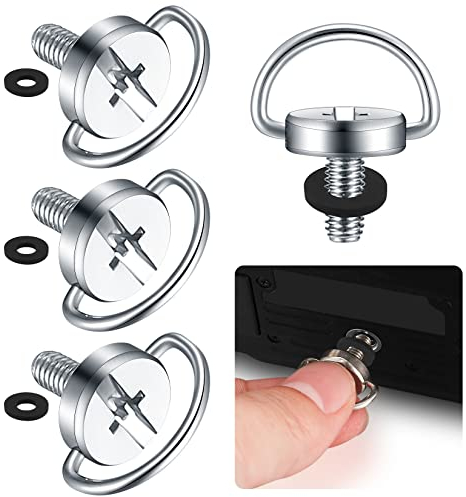 Anello D-Ring Vite di Montaggio, Viti D-ring M4 in Acciaio Inossidabile Compatibile con Telecomando DJI Mini 3 Pro RC, per Fotocamera Treppiede, Monopiede, Piastra a Sgancio Rapido