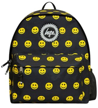 Hype SMILE FACE Backpack Black
