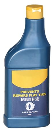Sellador de Neumáticos Tubeless de Bicicleta,Sellador de Neumáticos de Bicicleta, Reparación de Punzonado 400 ml, Prevenir y reparar neumáticos pinchados, masilla de reparación de pinchazos de tubo de