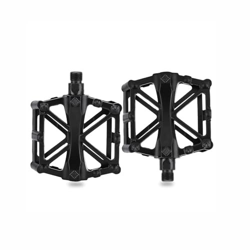 Tyatiyzn 2 Pièces Pédales de Vélo en Aluminium, AntidéRapantes, Pédales de Plate Forme de Vélo Ultraléger pour vélos électriques, VTT, Vélos de Route, Pédales de Trekking