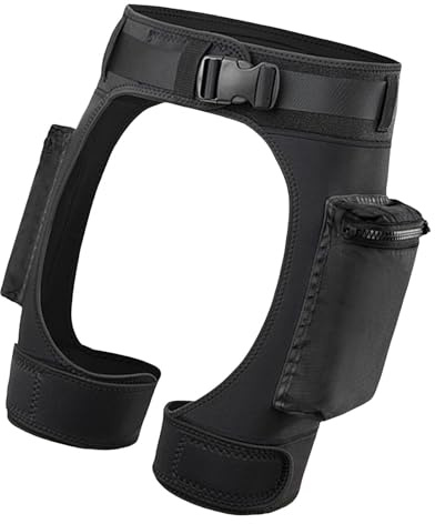 Pantaloncini In Neoprene Da Uomo - Neoprene Con Vita Regolabile E Tasche Laterali,Pantaloncini Subacquei Da Immersione - Per Surf, Canottaggio, Pesca, Canoa, Kayak, Nuoto E Sport Acquatici