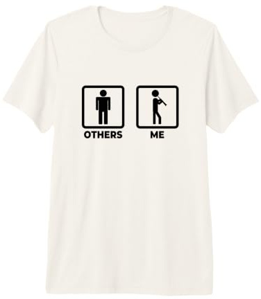 Horaire Amusant clarinettes Amoureux des clarinettes T-Shirt Haut de Gamme
