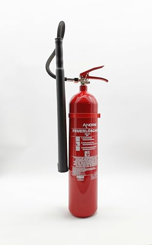 5kg CO2 Kohlendioxid ANDRIS Feuerlöscher EDV geeignet EN 3 inkl. ANDRIS® Prüfnachweis