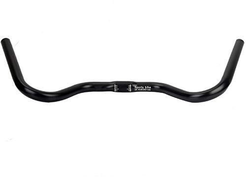 Vintage Classic Bicycle Handles, Aluminum Alloy Bike Handlebar M Shape Seagull Bar Riser Handlebar Univeral Bicycle Flat Bars for Mountain Road Bicycle