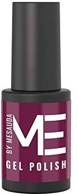 Me by Mesauda Smalto semipermanente Colore Viola - 184 Burgundy - Smalto per unghie gel – Formula easy on – easy off - Vegan e Cruelty free – 4,5 ml