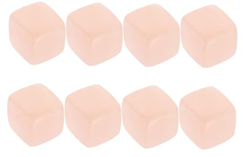 PRETYZOOM Cubitos de Hielo de Cristal Reutilizables para Whisky 8 Piezas, Piedra Refrigerante sin Diluir Sabor, Obsequio Versátil para Hombres, Uso en Bar y Bebidas Obsequios