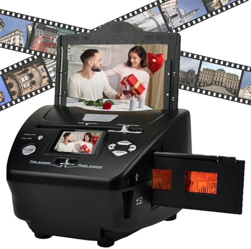 Film & Slide Scanner Digital Film Converter, 8,1 megapixel foto- och filmskanner, 135 negativa skannerfotoskannervyer